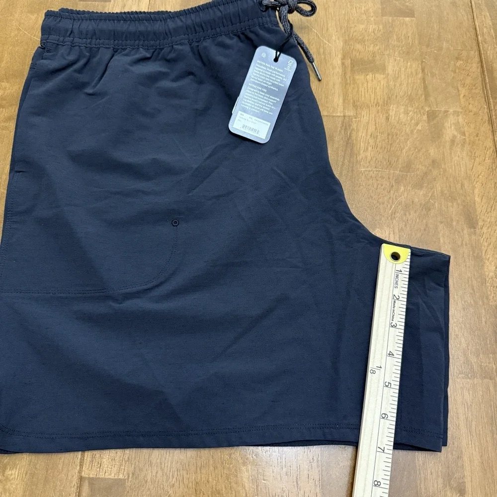 NWT allbirds Natural Run Shorts men's XXL black merino wool active nylon hike